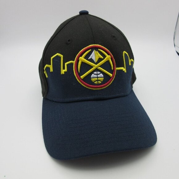 New Era 39Thirty Denver Nuggets NBA Stretch Fit Hat Small Medium Adult - Picture 1 of 5